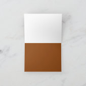 Bold Terracotta Roos Calla Lily Wedding Bedankt (Binnen)