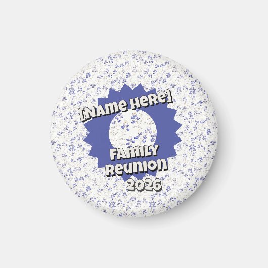 Bold Texas Bluebonnets, Family Reunion, Magneet (Voorkant)