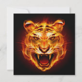 Bold Tiger Invitation - SRF Kaart (Voorkant)