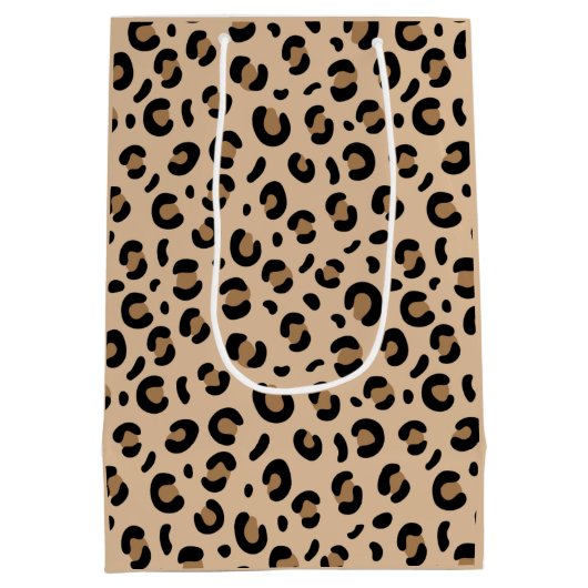 Bold Tiger Stripe Pattern – Animal Print Design Medium Cadeauzakje (Achterkant)