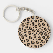 Bold Tiger Stripe Pattern – Animal Print Design Sleutelhanger (Voorkant)