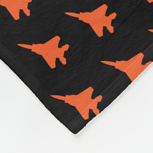 Bold Tigers F-15E straaljager patroon Fleece Deken (Hoek)