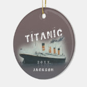 Bold Titanic Keramisch Ornament (Links)