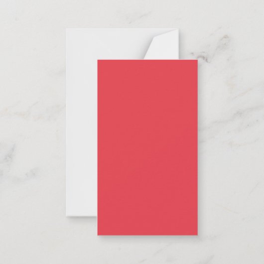Bold Tomato Red Splash Glitter Note Card (Custom) Notitiekaartje (Achterkant)