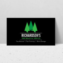 Bold Tree-service Logo Groen/zwart