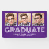 Bold Trendy 3 Afstuderen foto Afstuderen banner (Horizontaal)