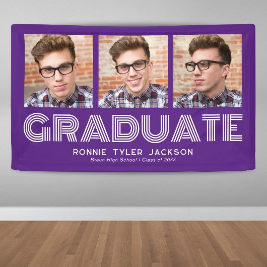 Bold Trendy 3 Afstuderen foto Afstuderen banner