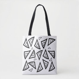 Bold Tri Art Geometrische Canvas tas