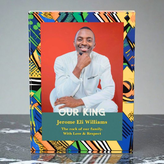 Bold Tribal Christmas Gifts for African Black Men Fotoblokken