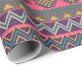 Bold Tribal Zigzag Wrapping Paper - Boho Vibes Cadeaupapier (Rol Hoek)
