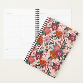 Bold Tropical Flowers Planner