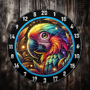 Bold Tropical Parrot Dartboard Adventure Dartbord
