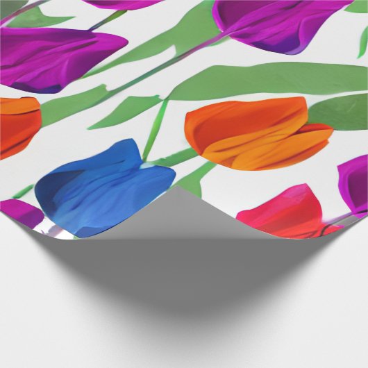 Bold Tulip Cadeaupapier (Hoek)