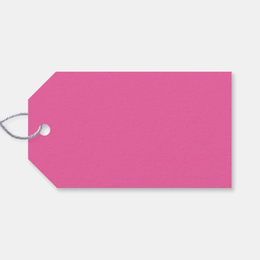 Bold Typografie Bright roze gele moderne bruiloft Cadeaulabel (Achterkant Horizontaal)