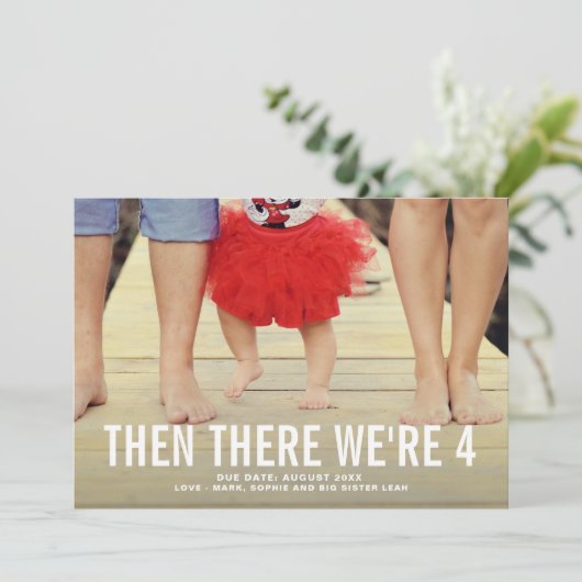 Bold Typografie Fotoaankondiging Aankondiging (Staand voorkant)