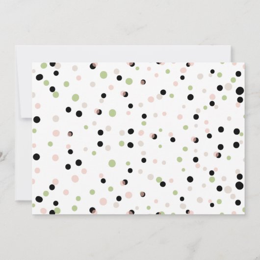 Bold Typografie Fotoaankondiging Aankondiging (Achterkant)