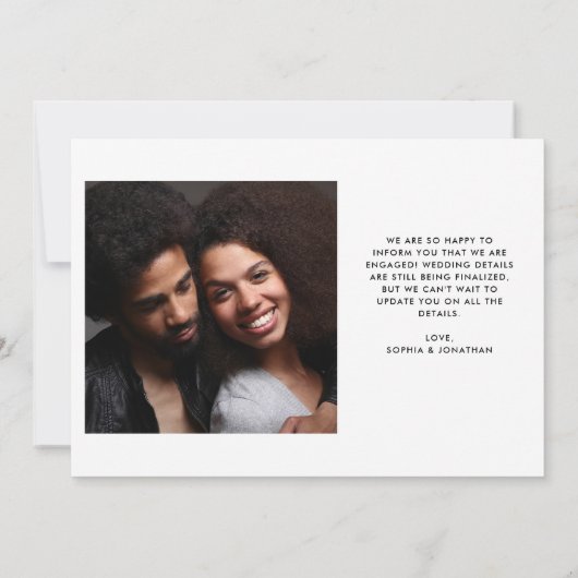 Bold Typografie Twee Aankondiging van het Foto Ver (Achterkant)