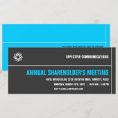 Bold Typographic Corporate Event Invitation Kaart (Voorkant / Achterkant)