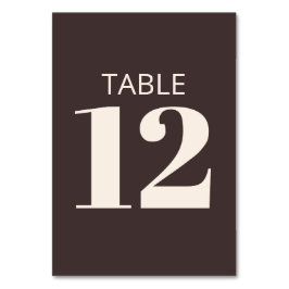 Bold Typography Brown Modern Bat Mitzvah Custom Kaart