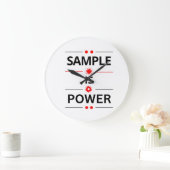 Bold Typography Quote  Grote Klok (Huis)