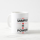 Bold Typography Quote  Koffiemok (Voorkant links)