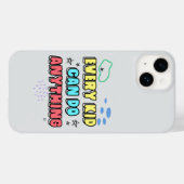 Bold Typography Statement Design voor kinderen Case-Mate iPhone Case (Achterkant (horizontaal))