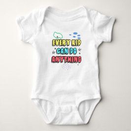 Bold Typography Statement Design voor kinderen Romper