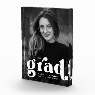Bold Typography White Afstuderen Fotoblokken