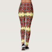 Bold Ukraine Embroidery Vyshyvanka Leggings (Achterkant)