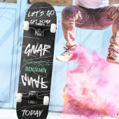 Bold Urban Let's Gnar Graffity Persoonlijk Skateboard