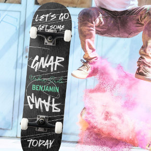 Bold Urban Let's Gnar Graffity Persoonlijk Skateboard