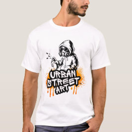 Bold Urban Street Art Graffiti Style Tee T-shirt