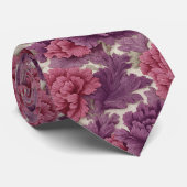 Bold Valentine Gifts For Husband Peonies Stropdas (Opgerold)