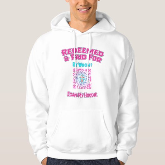 Bold Verlost door Jesus Christelijk Kleding Hoodie (Voorkant)