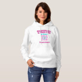 Bold Verlost door Jezus Christelijke Kleding Hoodie (Voorkant volledig)