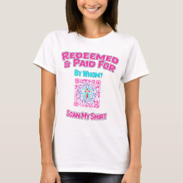 Bold Verlost door Jezus Christelijke Kleding T-shirt