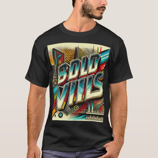 Bold Vibes Urban Graffiti T-shirt (Voorkant)