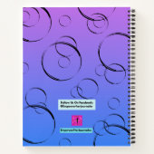 Bold & Vibrant Dagblad voor Vrouwen Notitieboek (Achterkant)