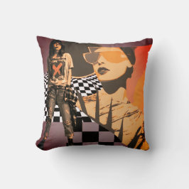 Bold Voices, Soft Spaces" Throw Pillow Kussen