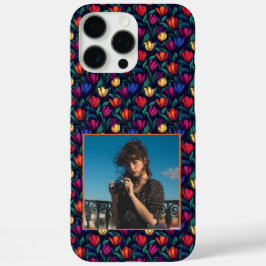 Bold Wedding Favors Tulip Floral Custom  iPhone 16 Pro Max Hoesje