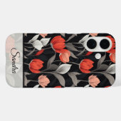 Bold Wedding Favors Tulip Name Case-Mate iPhone Case (Achterkant (horizontaal))