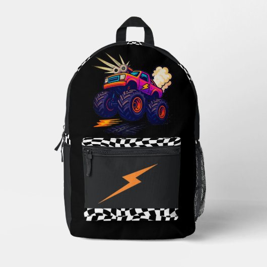 Bold Wheels Truck Backpack  Bedrukte Rugzak (Voorkant)