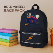 Bold Wheels Truck Backpack Bedrukte Rugzak