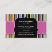 Bold Whimsical Cupcake | Bakkerij-Visitekaartje Visitekaartje (Achterkant)