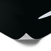 Bold White Spacewalk Astronaut Poster (Hoek)