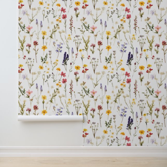 Bold Wildflowers Floral Behang (Applicatie)