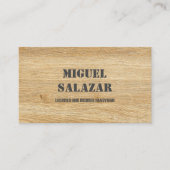 Bold Wood Handyman Construction Visitekaartje (Voorkant)