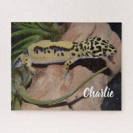 Bold Yellow Leopard Gecko Legpuzzel