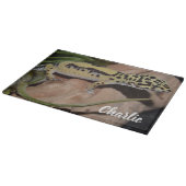 Bold Yellow Leopard Gecko Snijplank (Hoek)