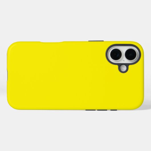 Bold Yellow Phone Case – Vibrant & Stylish Protect (Achterkant (horizontaal))